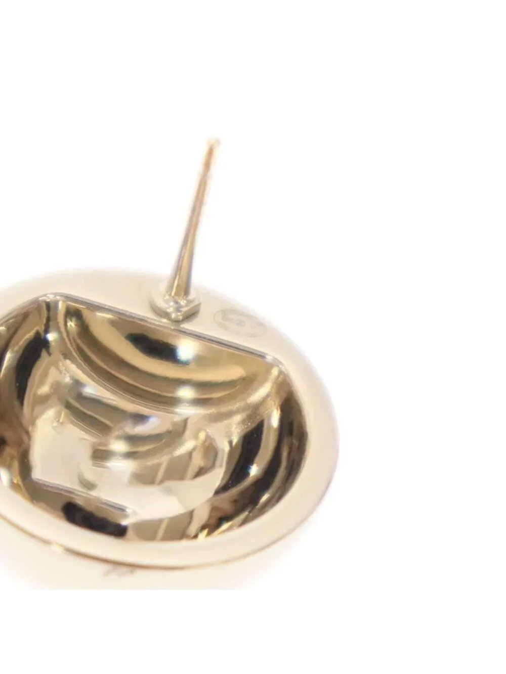 Chanel 25 CC Logo Earrings Gold